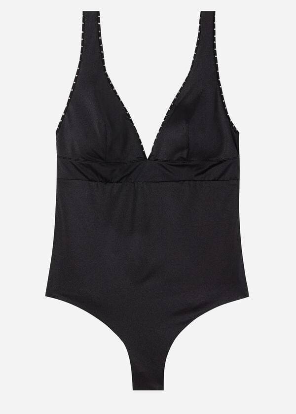 svarta calzedonia baddräkter i ginevra-modell för kvinnor