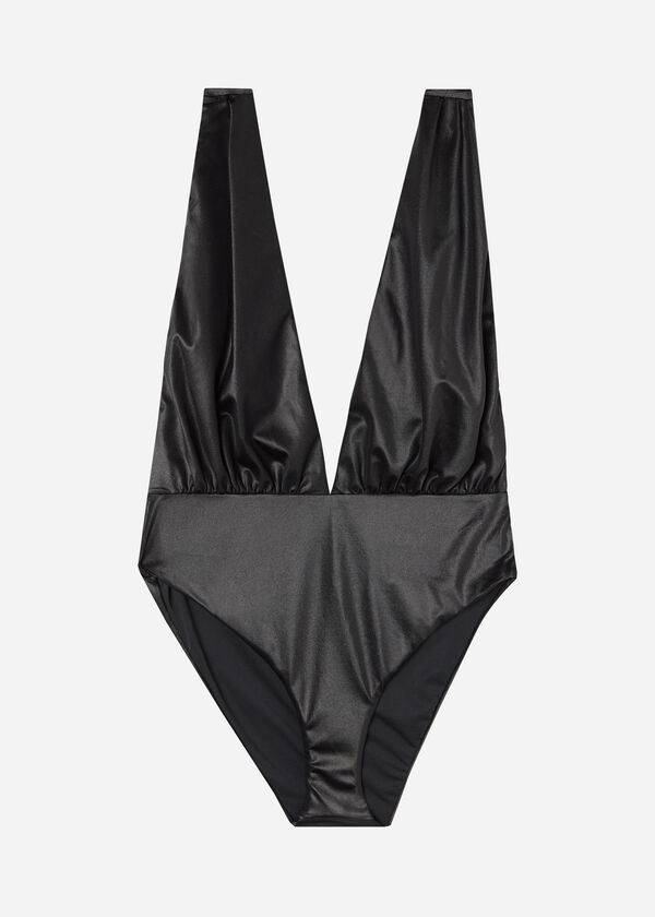 svarta baddräkter calzedonia milano i ett stycke för kvinnor