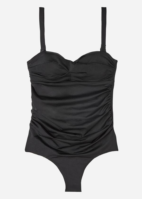 dam calzedonia vadderade hela baddräkter roma svarta