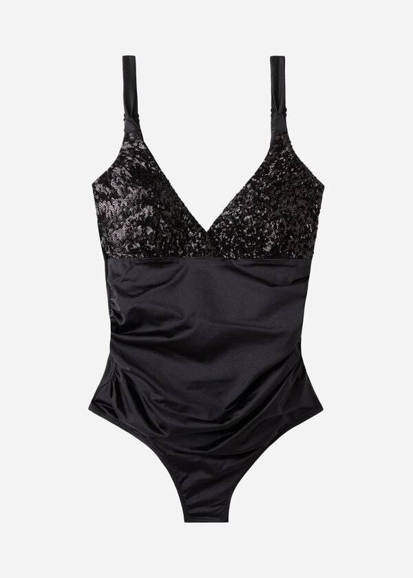 calzedonia vadderade baddräkter med shaping-effect cannes dam svarta